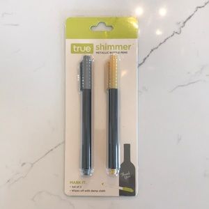True Shimmer Metallic Bottle Pens